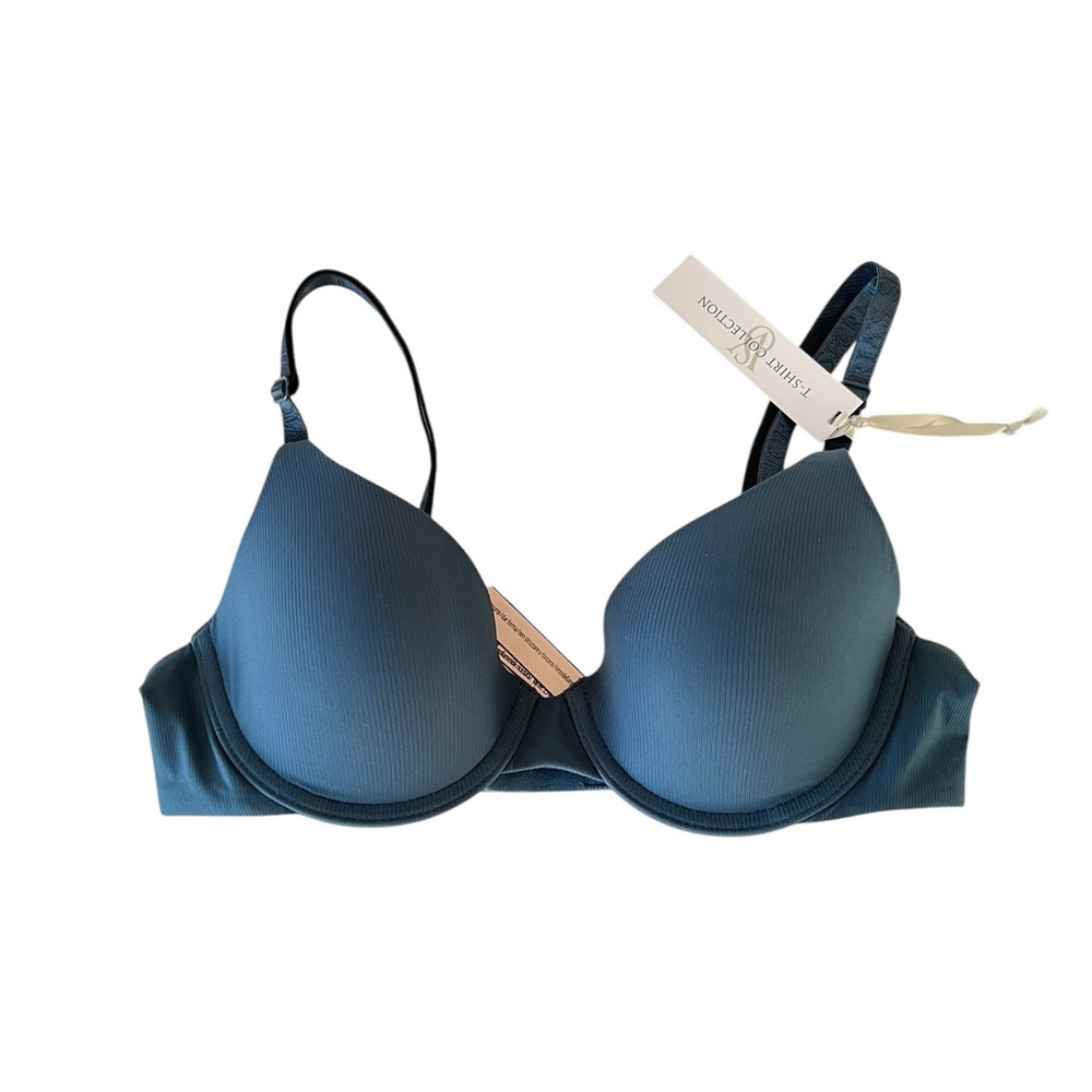 Victorias Secret T Shirt Collection Casual Bra Blue Size 32B NEW NWT